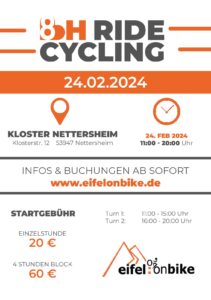 8h ride cycling event kloster